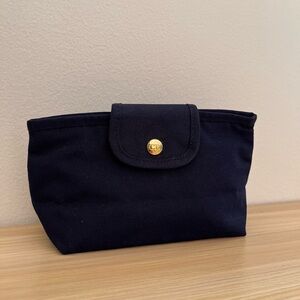 Navy CD Cosmetic Bag
